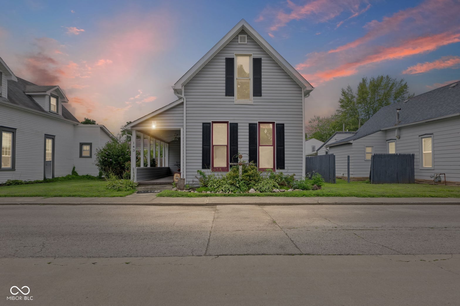Front exterior at 143 N East Street, Pendleton, IN