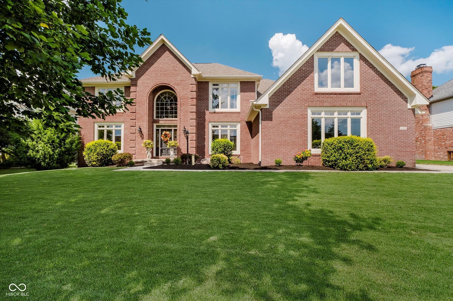 Front exterior at 12488 Heatherstone Place, Carmel, IN
