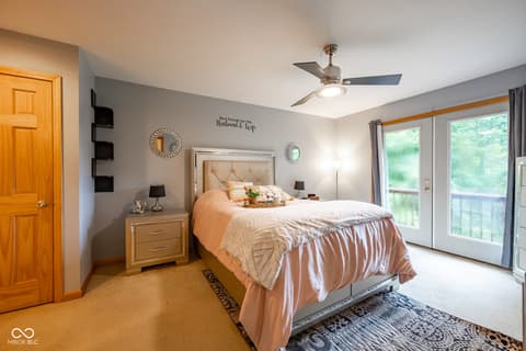 Bedroom at 5941 Jordan Village Road, Poland, IN