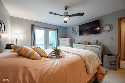 Bedroom at 5941 Jordan Village Road, Poland, IN