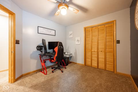 Home office at 5941 Jordan Village Road, Poland, IN