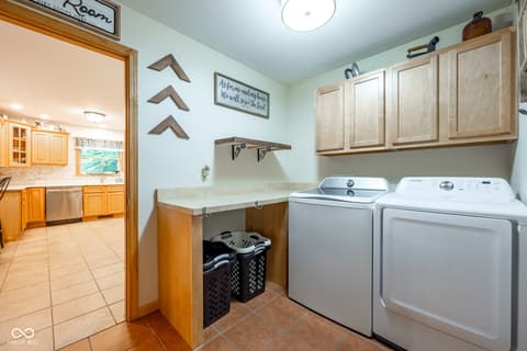Laundry room at 5941 Jordan Village Road, Poland, IN