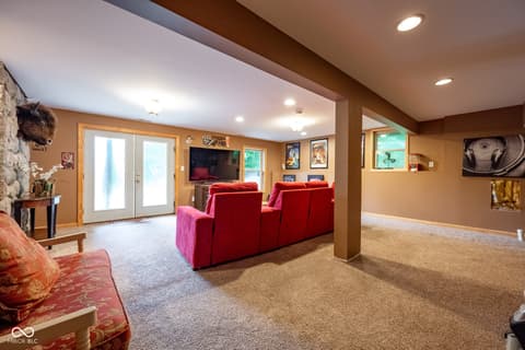 Living room at 5941 Jordan Village Road, Poland, IN