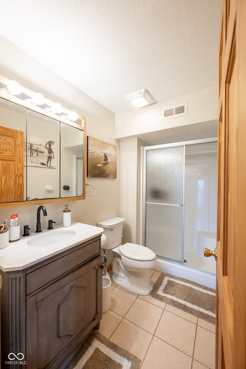 Bathroom at 5941 Jordan Village Road, Poland, IN