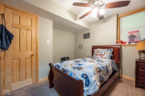 Bedroom at 5941 Jordan Village Road, Poland, IN