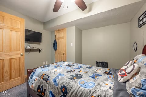 Bedroom at 5941 Jordan Village Road, Poland, IN