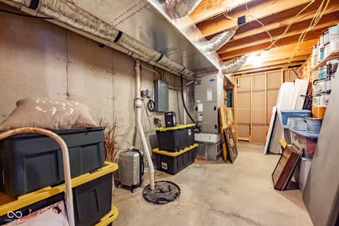 Basement at 5941 Jordan Village Road, Poland, IN