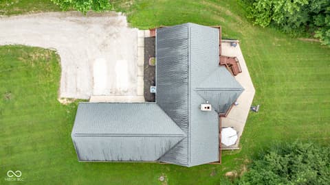 Aerial view at 5941 Jordan Village Road, Poland, IN