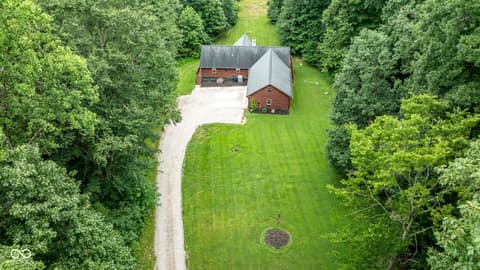 Aerial view at 5941 Jordan Village Road, Poland, IN