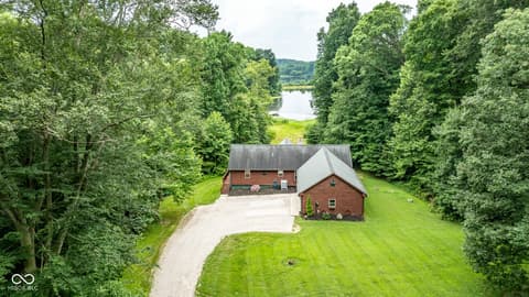 Aerial view at 5941 Jordan Village Road, Poland, IN