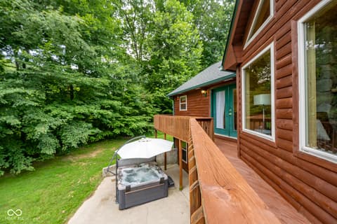 Outdoor living area at 5941 Jordan Village Road, Poland, IN