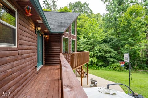 Outdoor living area at 5941 Jordan Village Road, Poland, IN