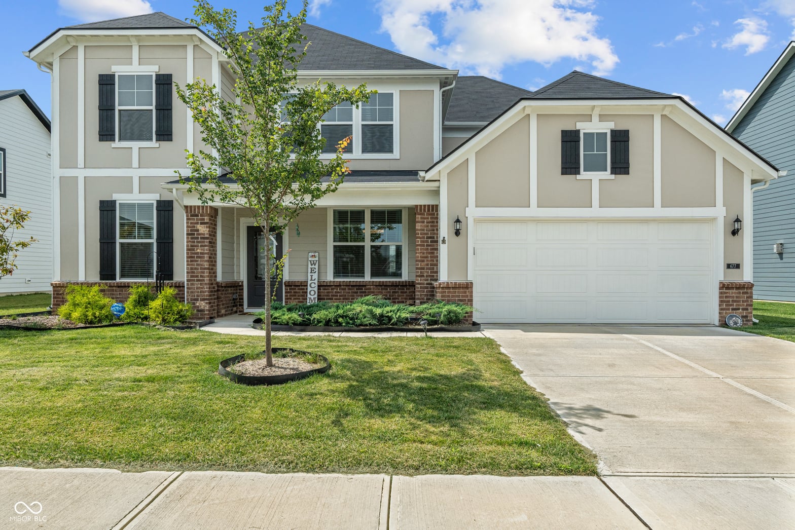 Front exterior at 677 Bedwell Bay Road, Westfield, IN