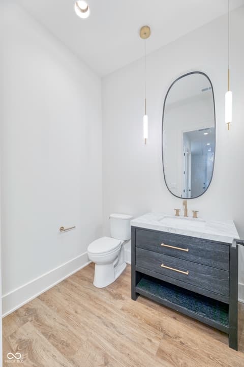 Bathroom at 8694 Morgan Drive, Fishers, IN