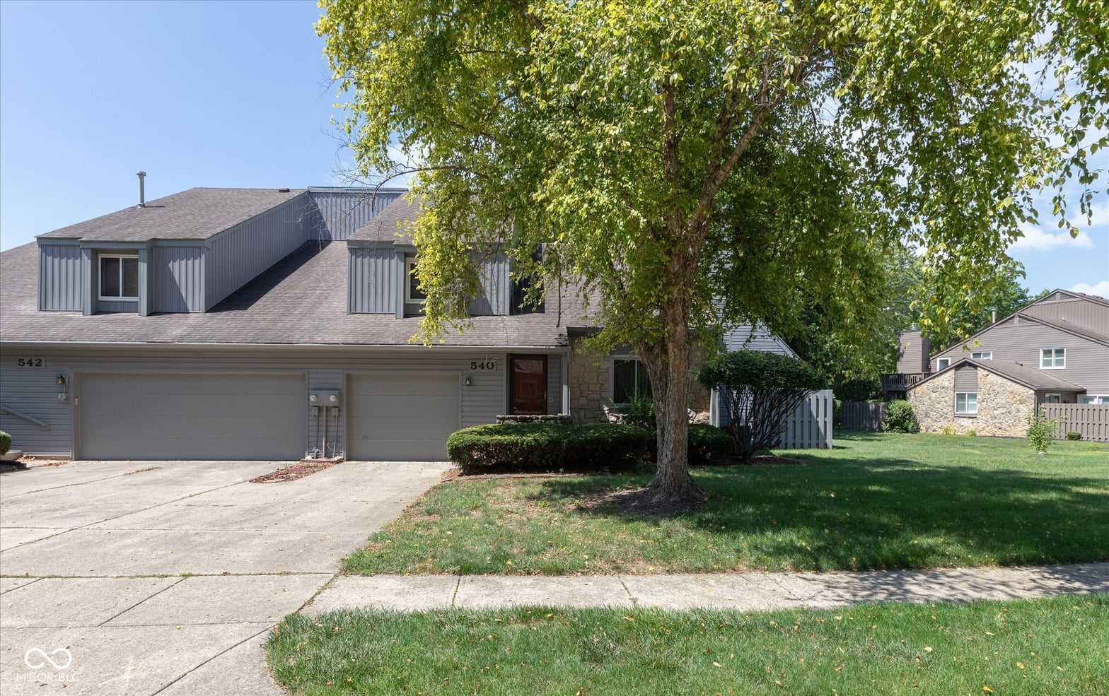 Front exterior at 540 Conner Creek Drive, Fishers, IN