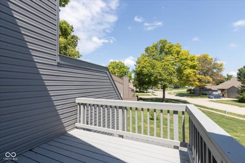 Outdoor living area at 540 Conner Creek Drive, Fishers, IN