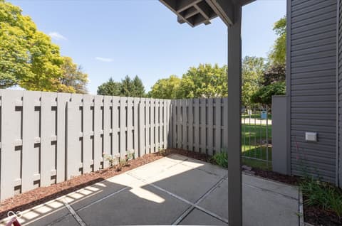 Outdoor living area at 540 Conner Creek Drive, Fishers, IN
