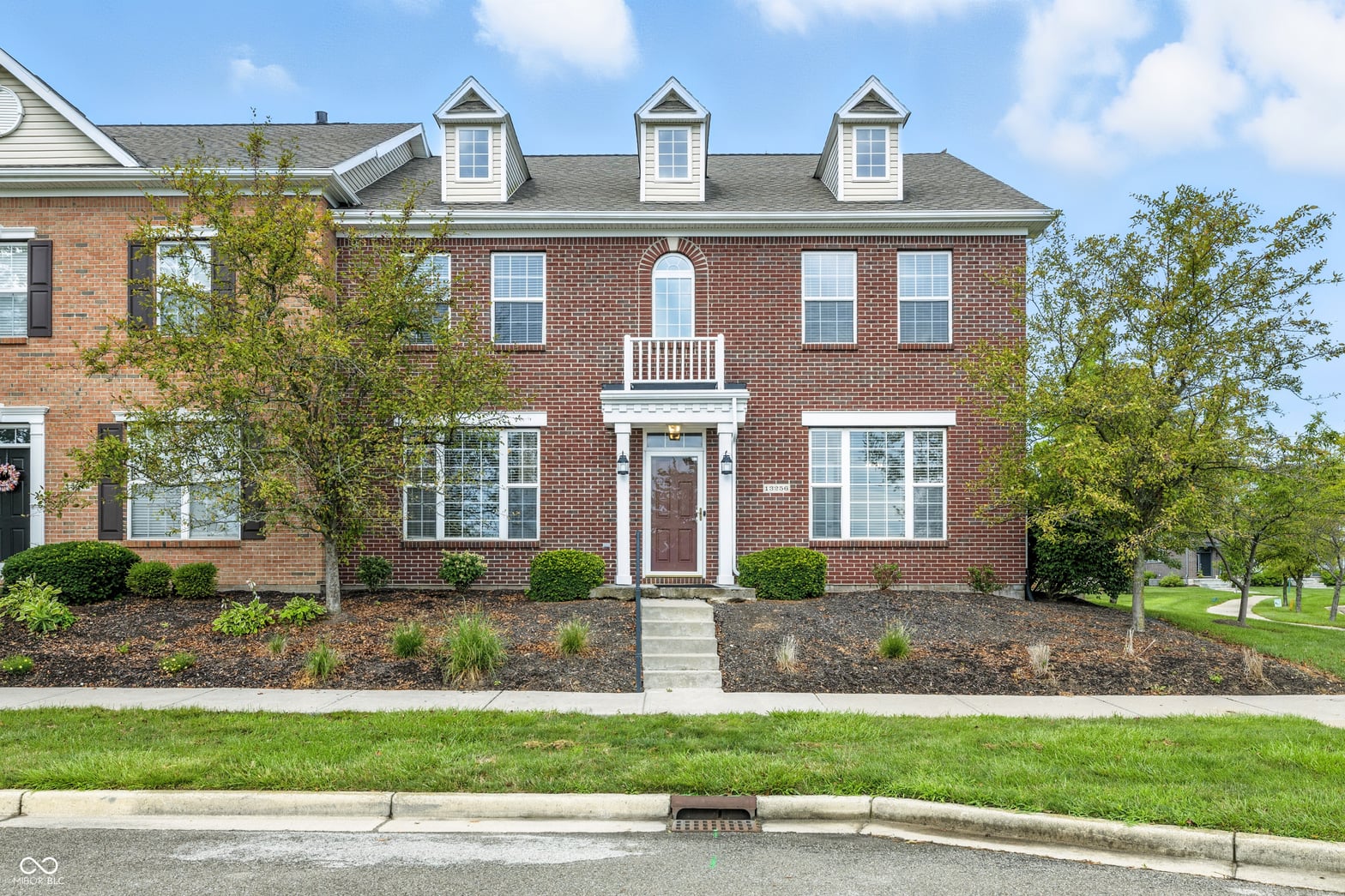 Front exterior at 13256 Saxony Boulevard, Fishers, IN