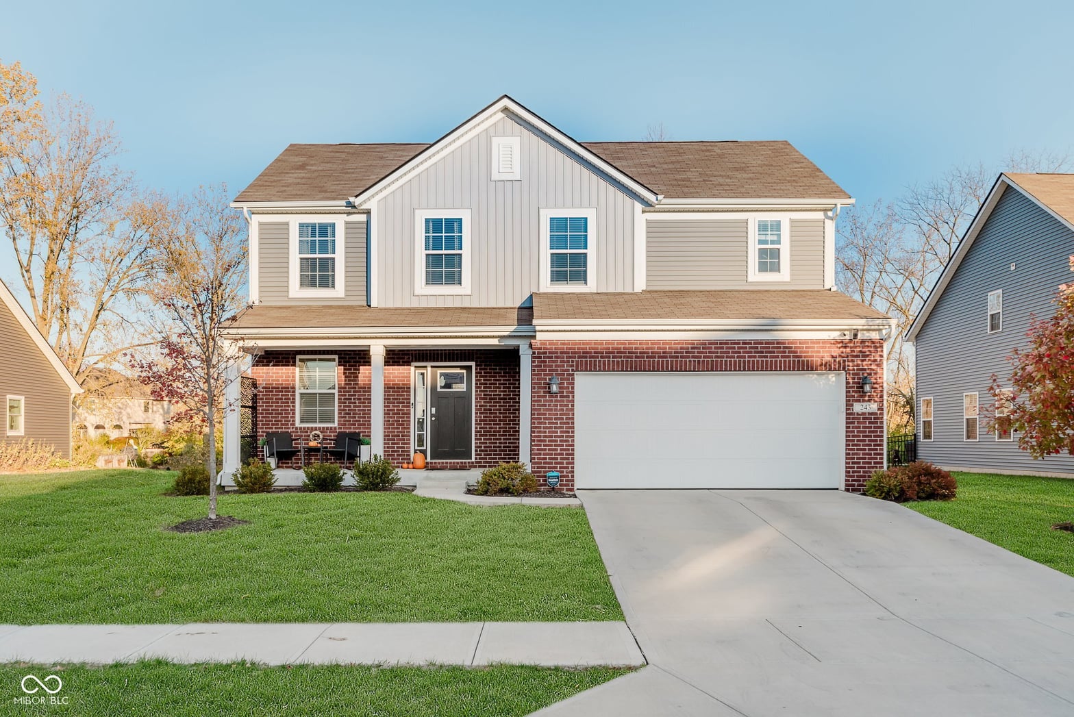 Front exterior at 243 Alvor Court, Cicero, IN