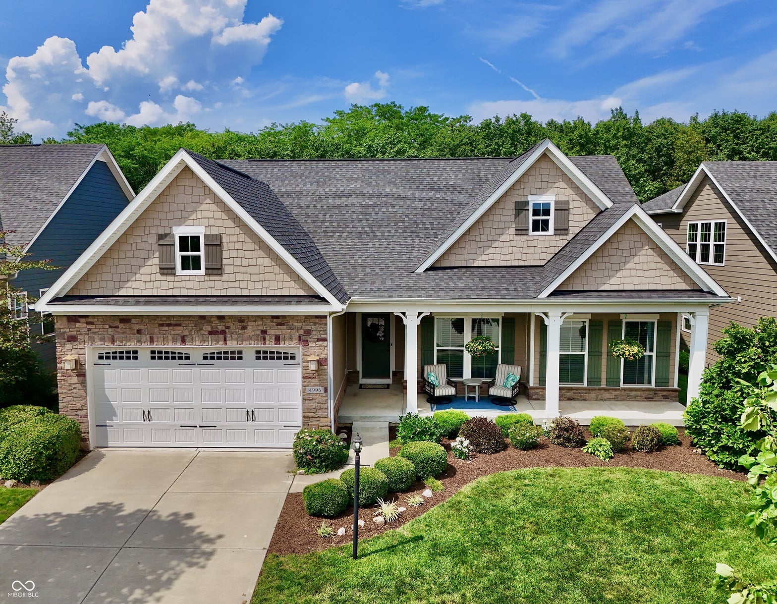 Front exterior at 4996 Holston Hills Drive, Noblesville, IN