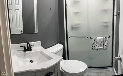 Bathroom at 1292 Timber Creek Lane, Greenwood, IN