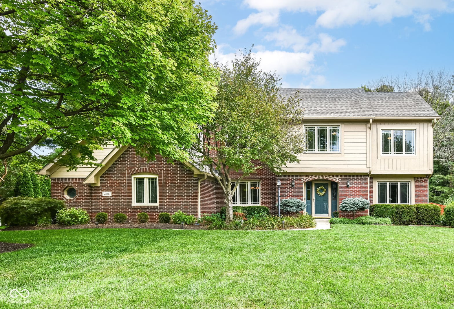 Front exterior at 11175 Woodbury Drive, Carmel, IN