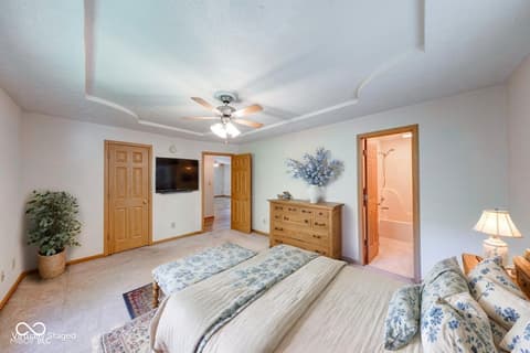 Bedroom at 8157 Center Lake Road, Nineveh, IN