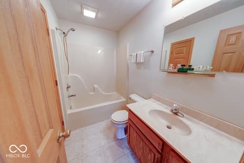 Bathroom at 8157 Center Lake Road, Nineveh, IN