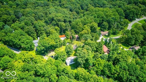 Aerial view at 8157 Center Lake Road, Nineveh, IN