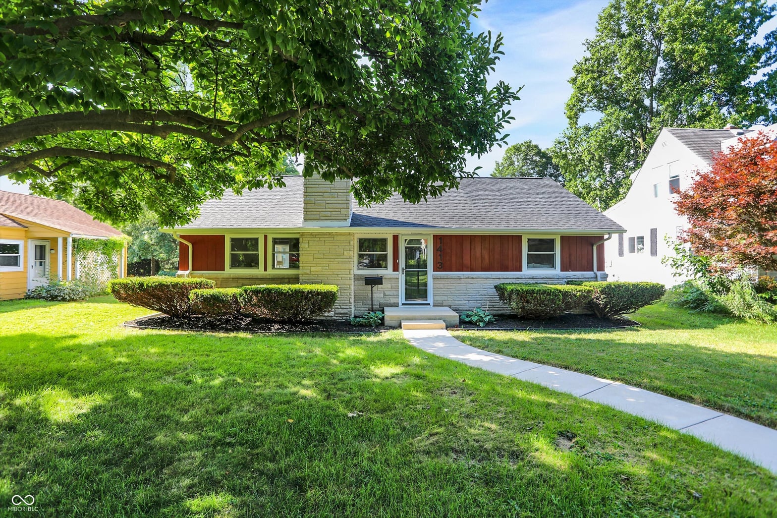 Front exterior at 1413 Stanforth Avenue, Lafayette, IN