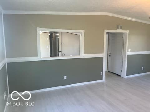 Family room at 6751 E Bayou Road, Darlington, IN
