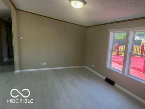 Living room at 6751 E Bayou Road, Darlington, IN
