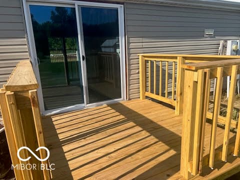 Backyard at 6751 E Bayou Road, Darlington, IN