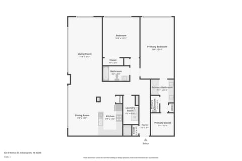 Photo of 624 E Walnut Street, Indianapolis, IN