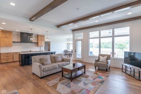 Living room at 921 Justine Circle E, Indianapolis, IN