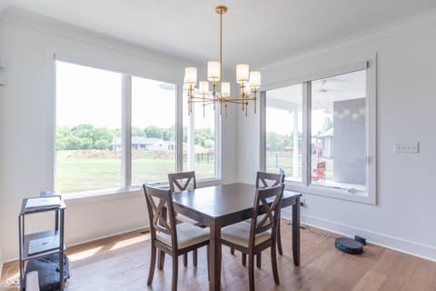 Dining room at 921 Justine Circle E, Indianapolis, IN