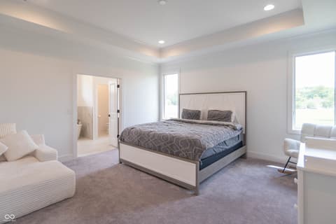 Primary bedroom at 921 Justine Circle E, Indianapolis, IN
