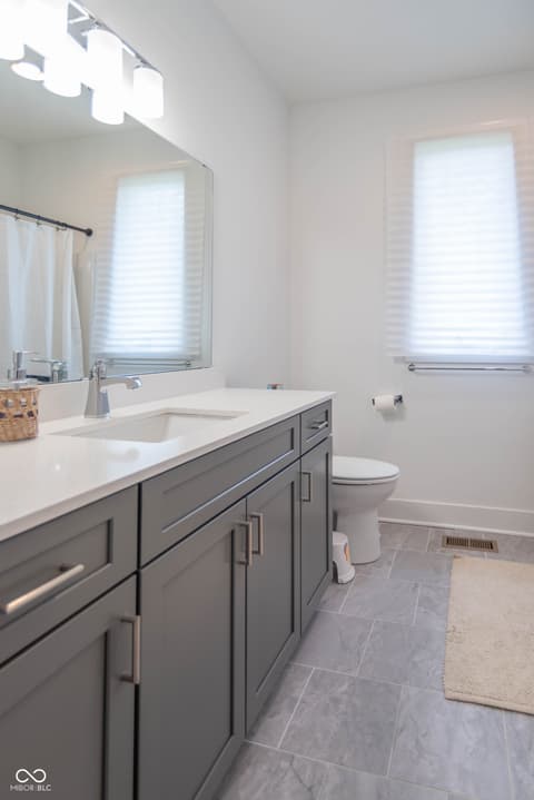 Bathroom at 921 Justine Circle E, Indianapolis, IN