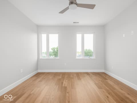Primary bedroom at 319 E 16th Street, Indianapolis, IN