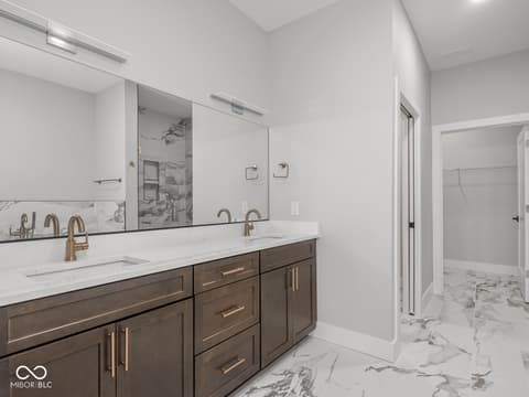 Primary bathroom at 319 E 16th Street, Indianapolis, IN