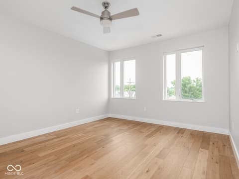 Primary bedroom at 319 E 16th Street, Indianapolis, IN
