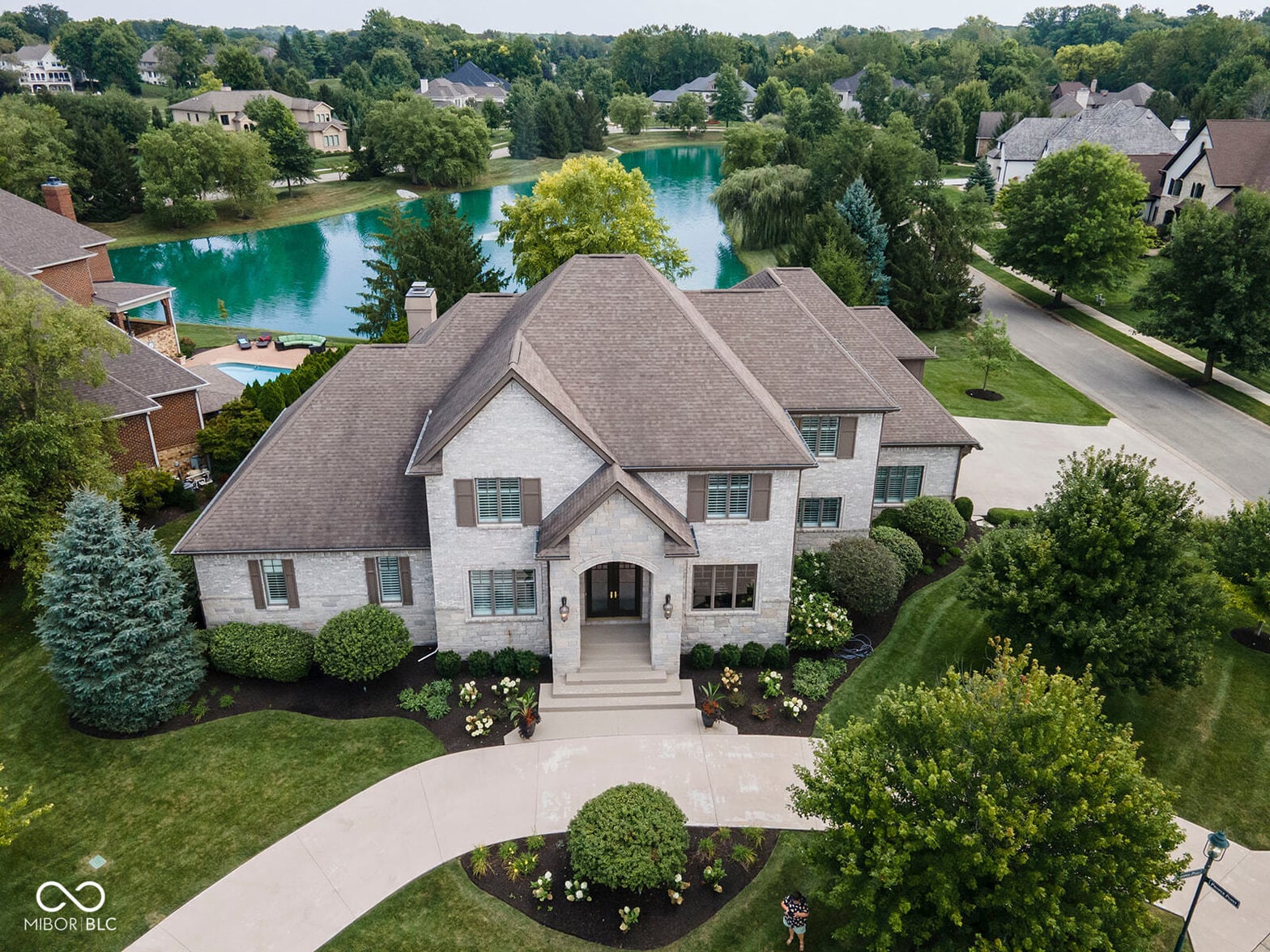 Aerial view at 11289 Proper Pass, Fishers, IN