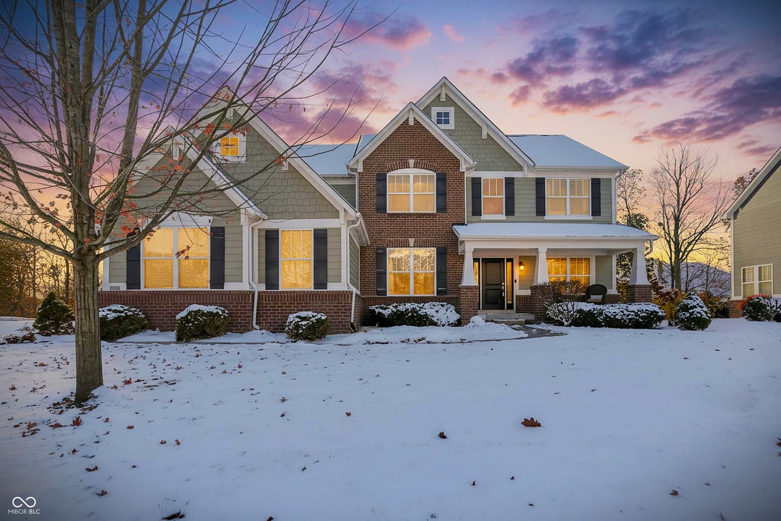 Front exterior at 10238 Wicklow Court, Fishers, IN