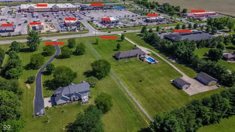 Aerial view at 8151 E Southport Road, Indianapolis, IN