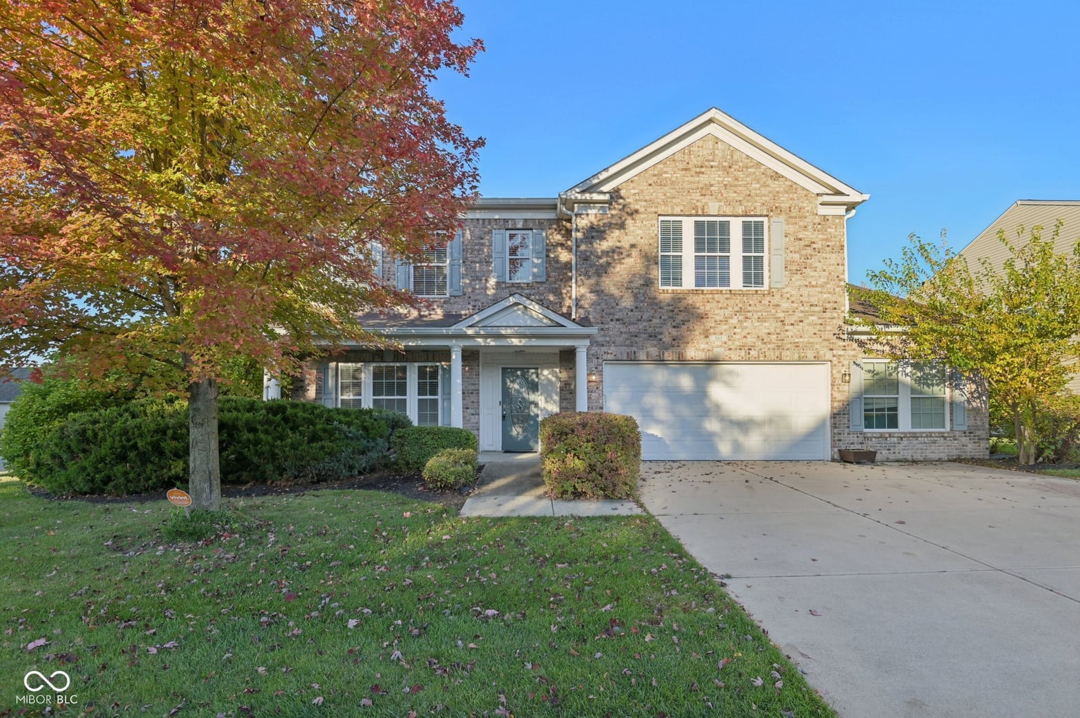 Front exterior at 561 Plainville Drive, Westfield, IN