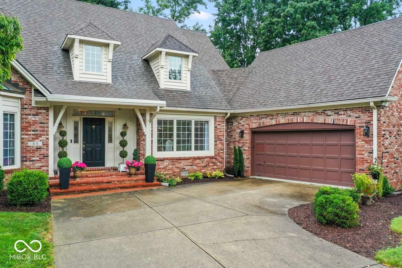 Front exterior at 55 Ashbourne Circle, Noblesville, IN