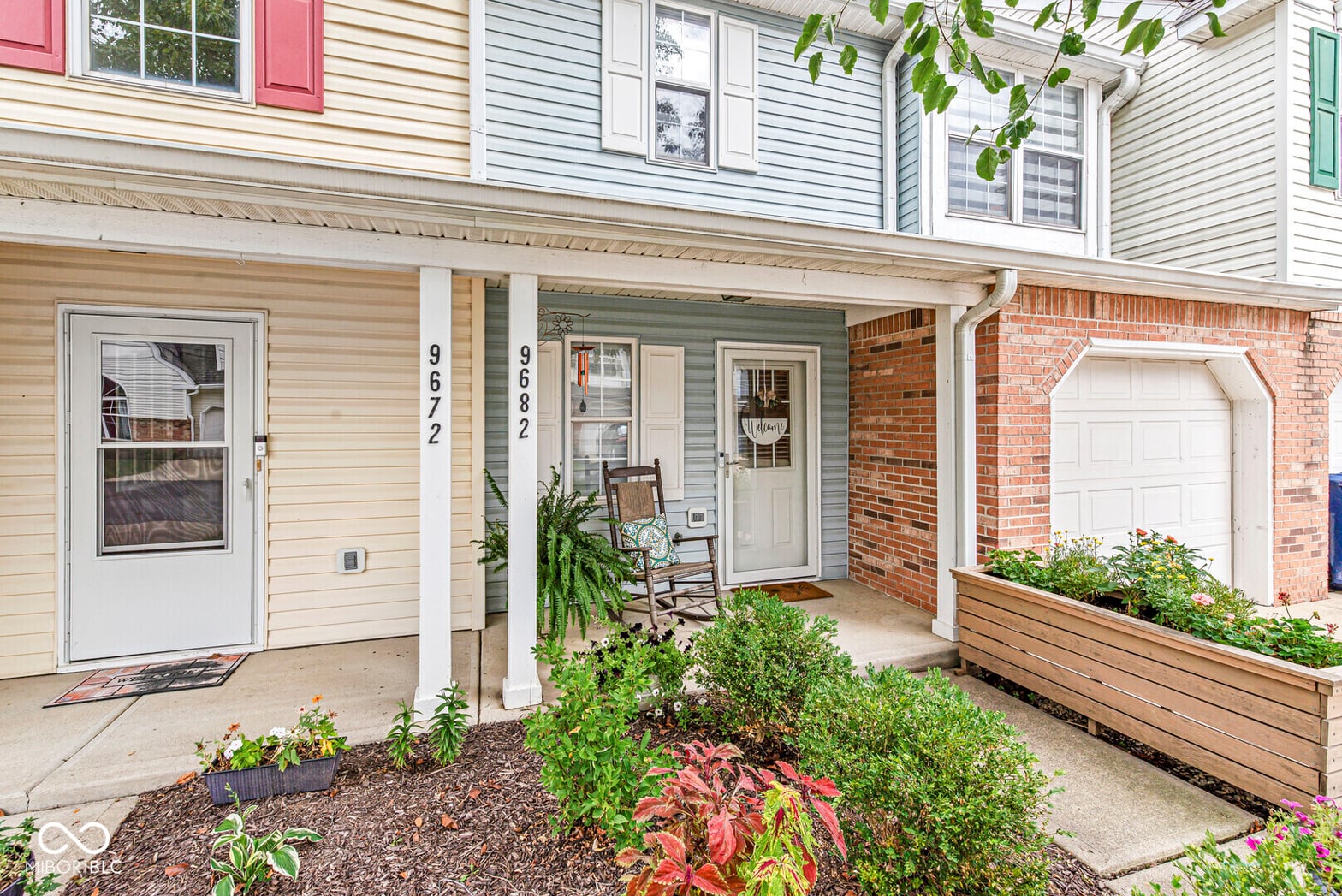 Front exterior at 9682 Anson Street, Fishers, IN