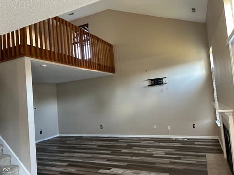Living room at 3445 W 53rd Street, Indianapolis, IN