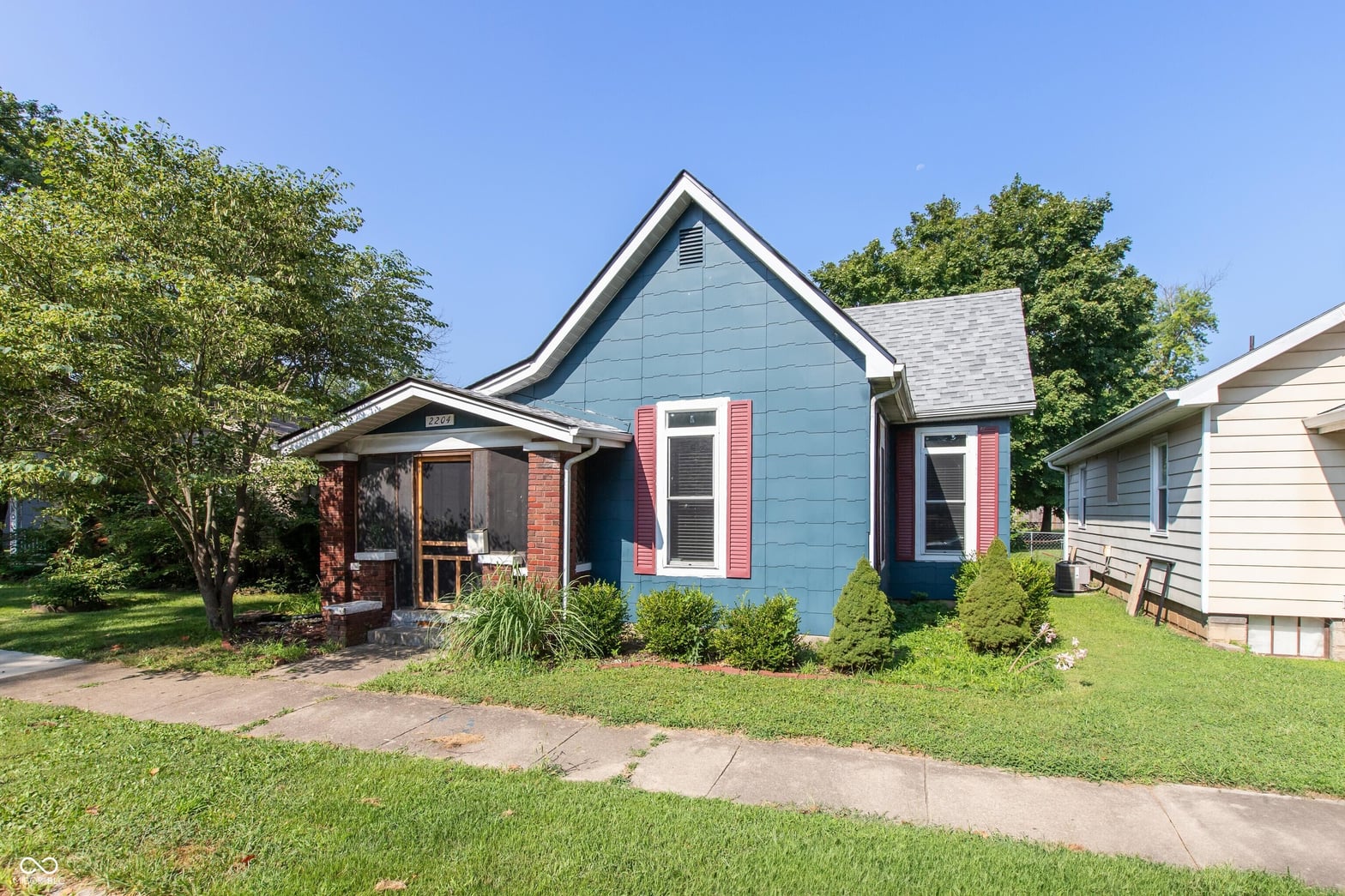 Front exterior at 2204 Maple Street, Columbus, IN