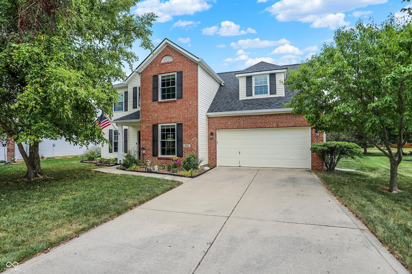 Front exterior at 259 Earl Park Way, Westfield, IN
